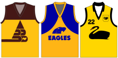 eagle bear yellow