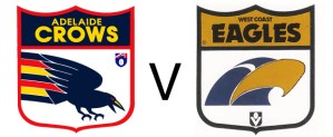 EAGLES V CROWS logos