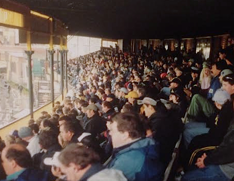 Punt Road in the wet