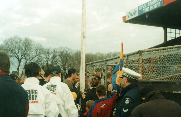 Coburg leave the field