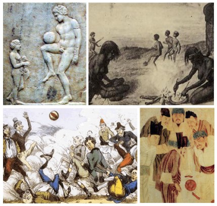 Folk Football Collage